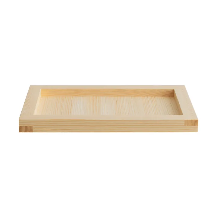009 Tray plateau - Pin en huile-cire, 54x33x6 cm - Vaarnii