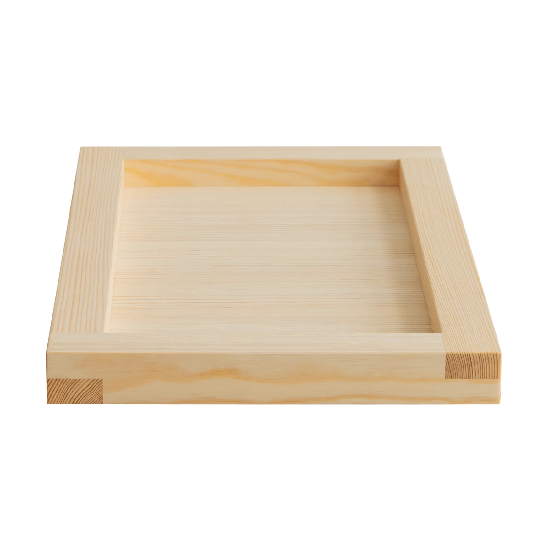009 Tray plateau, Pin en huile-cire, 54x33x6 cm Vaarnii