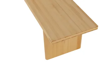 Banc 012 Kolmio Bench - Pin en huile-cire mat, 176x42x45 cm - Vaarnii