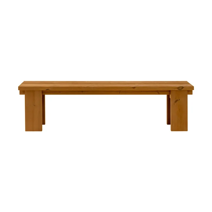 Banc 013 Osa Outdoor Bench - Pin traité thermiquement, 182×37×49 cm - Vaarnii
