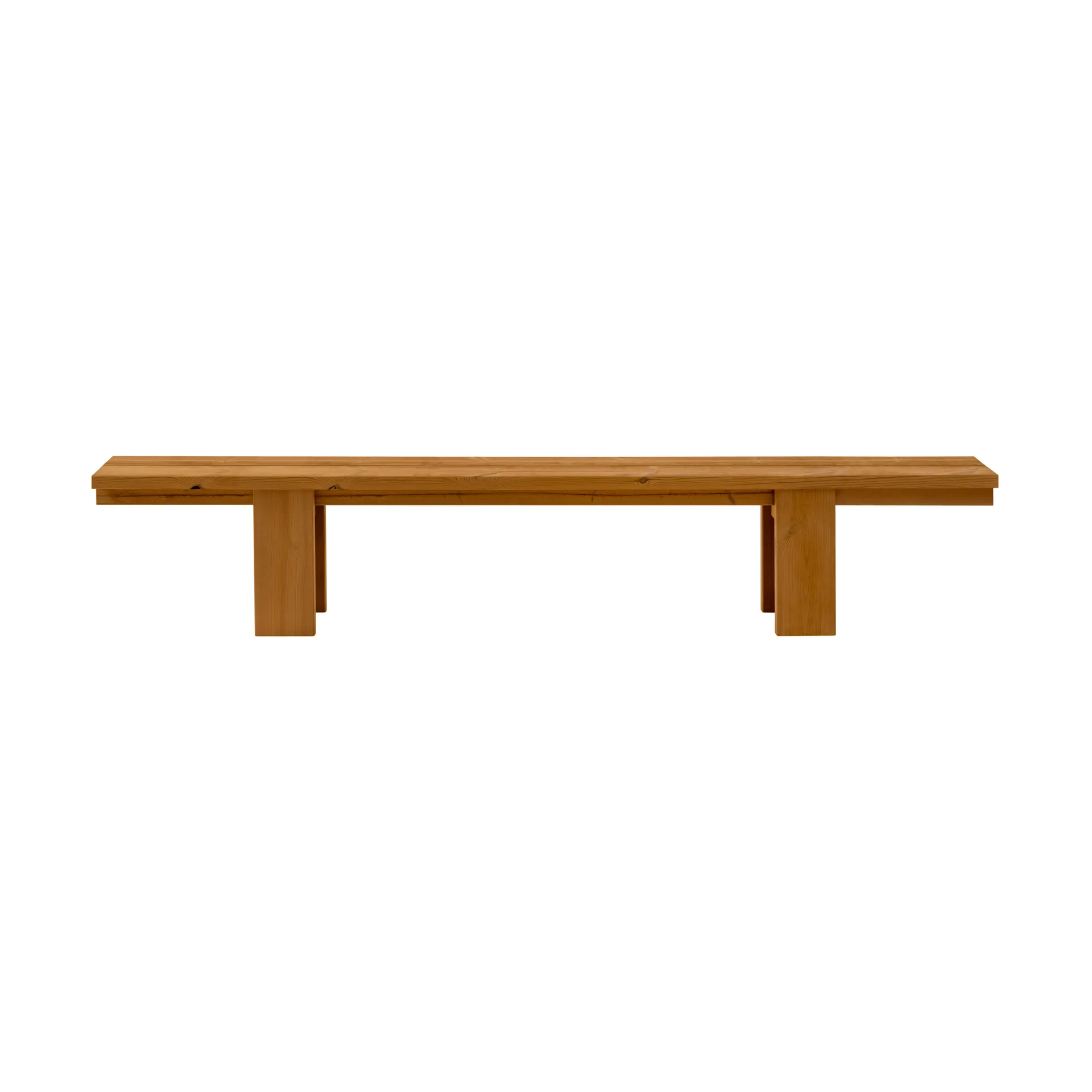 Banc 013 Osa Outdoor Bench, Pin traité thermiquement, 270×37×49 cm Vaarnii