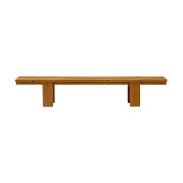 Banc 013 Osa Outdoor Bench - Pin traité thermiquement, 270×37×49 cm - Vaarnii