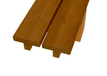 Banc 013 Osa Outdoor Bench - Pin traité thermiquement, 270×37×49 cm - Vaarnii