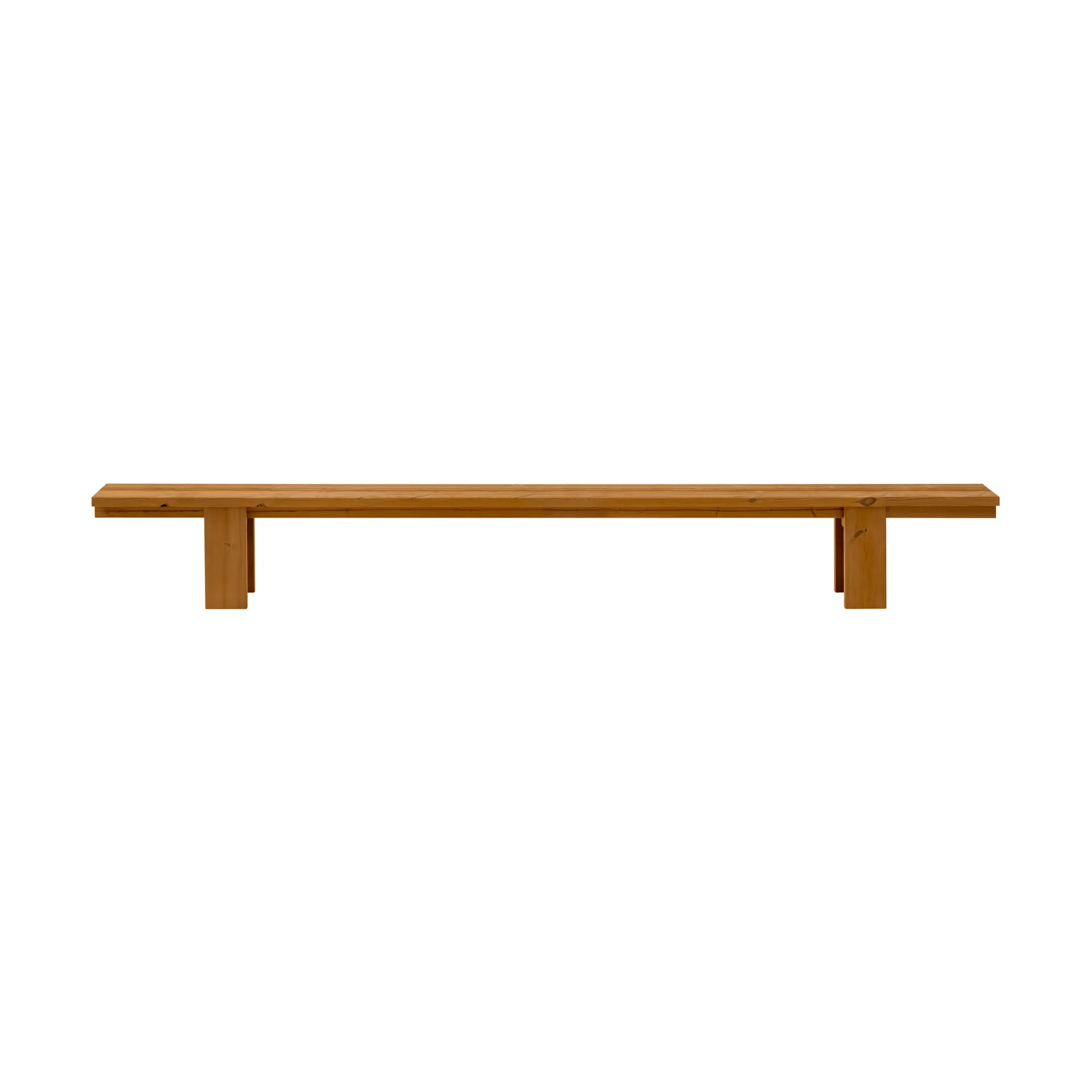 Banc 013 Osa Outdoor Bench, Pin traité thermiquement, 333×37×49 cm Vaarnii
