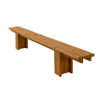 Banc 013 Osa Outdoor Bench - Pin traité thermiquement, 333×37×49 cm - Vaarnii