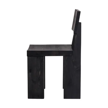 Chaise 001 Dining Chair - Pin noir teinté - Vaarnii