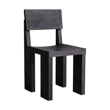Chaise 001 Dining Chair - Pin noir teinté - Vaarnii