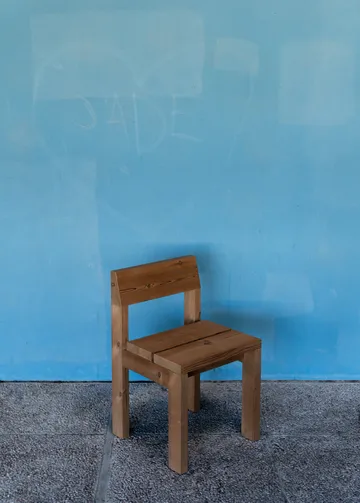 Chaise 013 Osa Outdoor Dining Chair - Pin huilé-ciré mat - Vaarnii