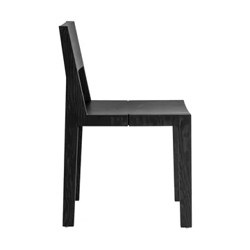 Chaise 016 Maasto Dining Chair - Pin teinté noir - Vaarnii