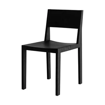Chaise 016 Maasto Dining Chair - Pin teinté noir - Vaarnii