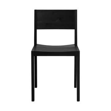 Chaise 016 Maasto Dining Chair - Pin teinté noir - Vaarnii