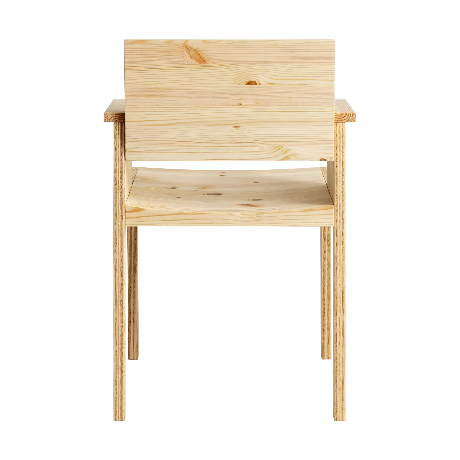 Fauteuil à accoudoirs 016 Maasto Dining Armchair, Pin en huile-cire mat Vaarnii