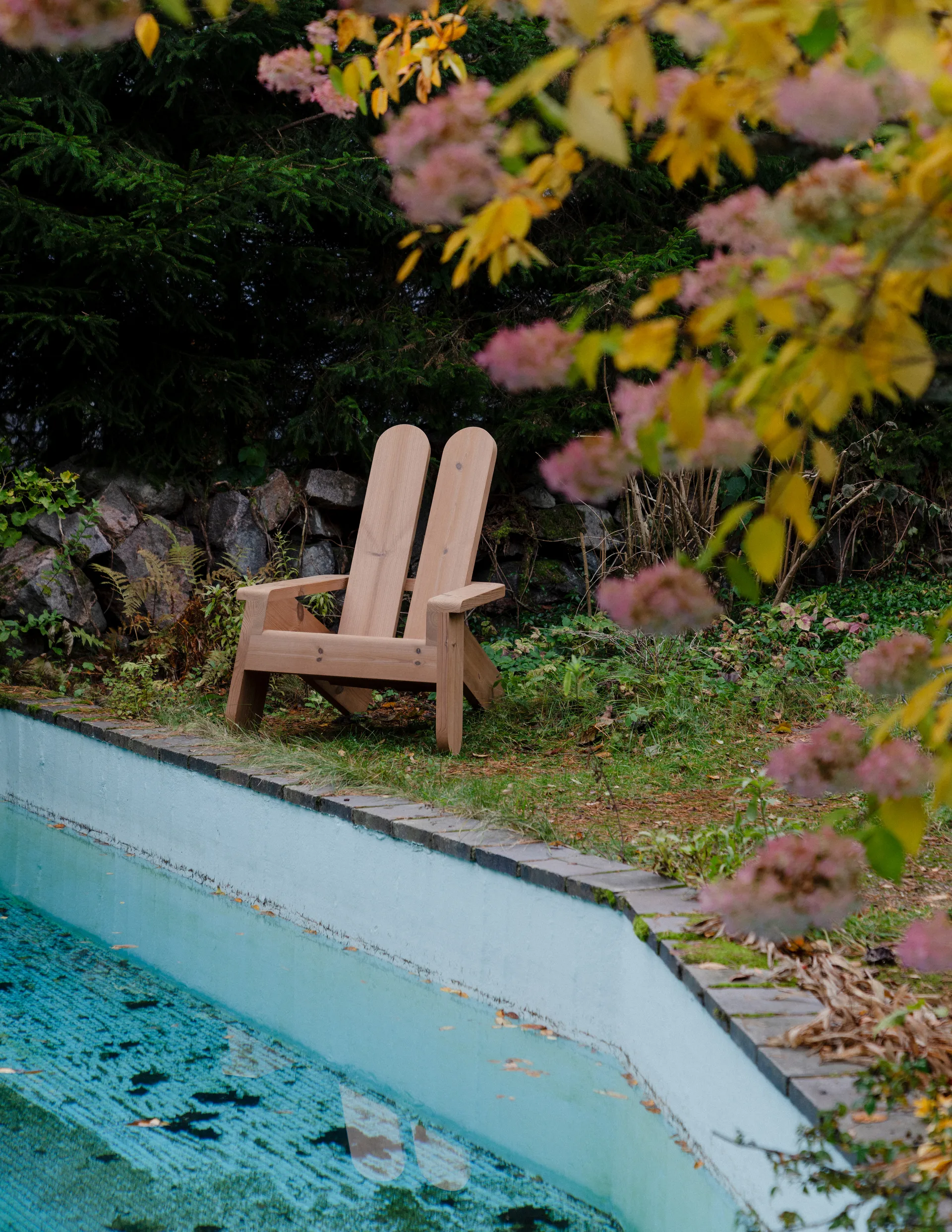 Fauteuil lounge 015 Peace Outdoor Lounge Chair, Pin traité thermiquement Vaarnii