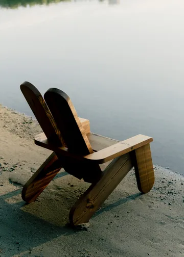 Fauteuil lounge 015 Peace Outdoor Lounge Chair - Pin traité thermiquement - Vaarnii