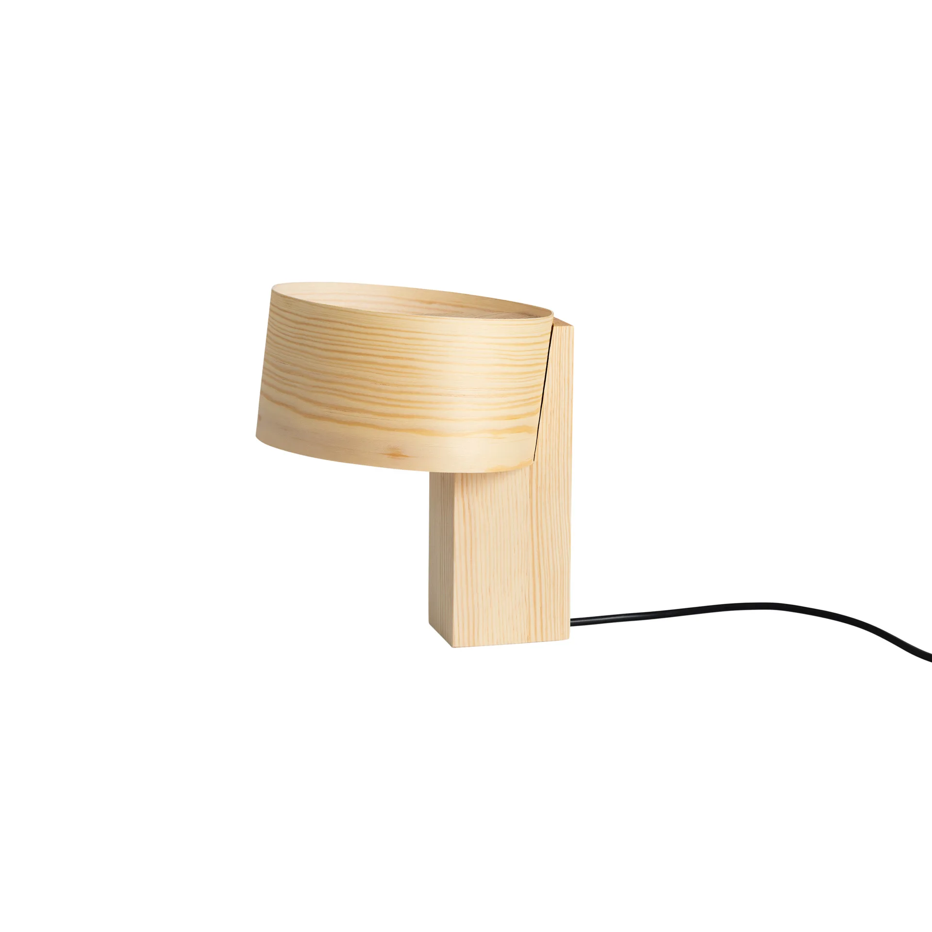 Lampe de table 018 Hoop Table Lamp, Pin en huile-cire mat, 23 cm Vaarnii