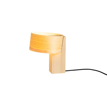 Lampe de table 018 Hoop Table Lamp - Pin en huile-cire mat, 23 cm - Vaarnii