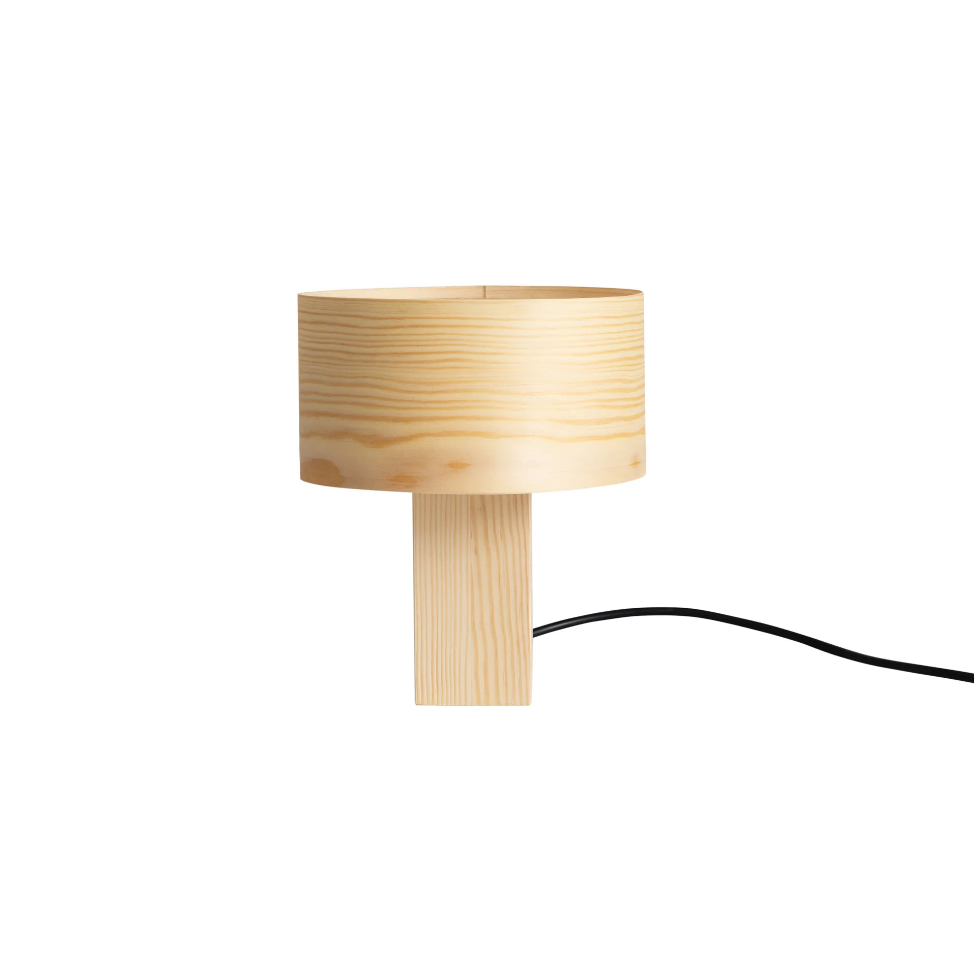 Lampe de table 018 Hoop Table Lamp, Pin en huile-cire mat, 23 cm Vaarnii
