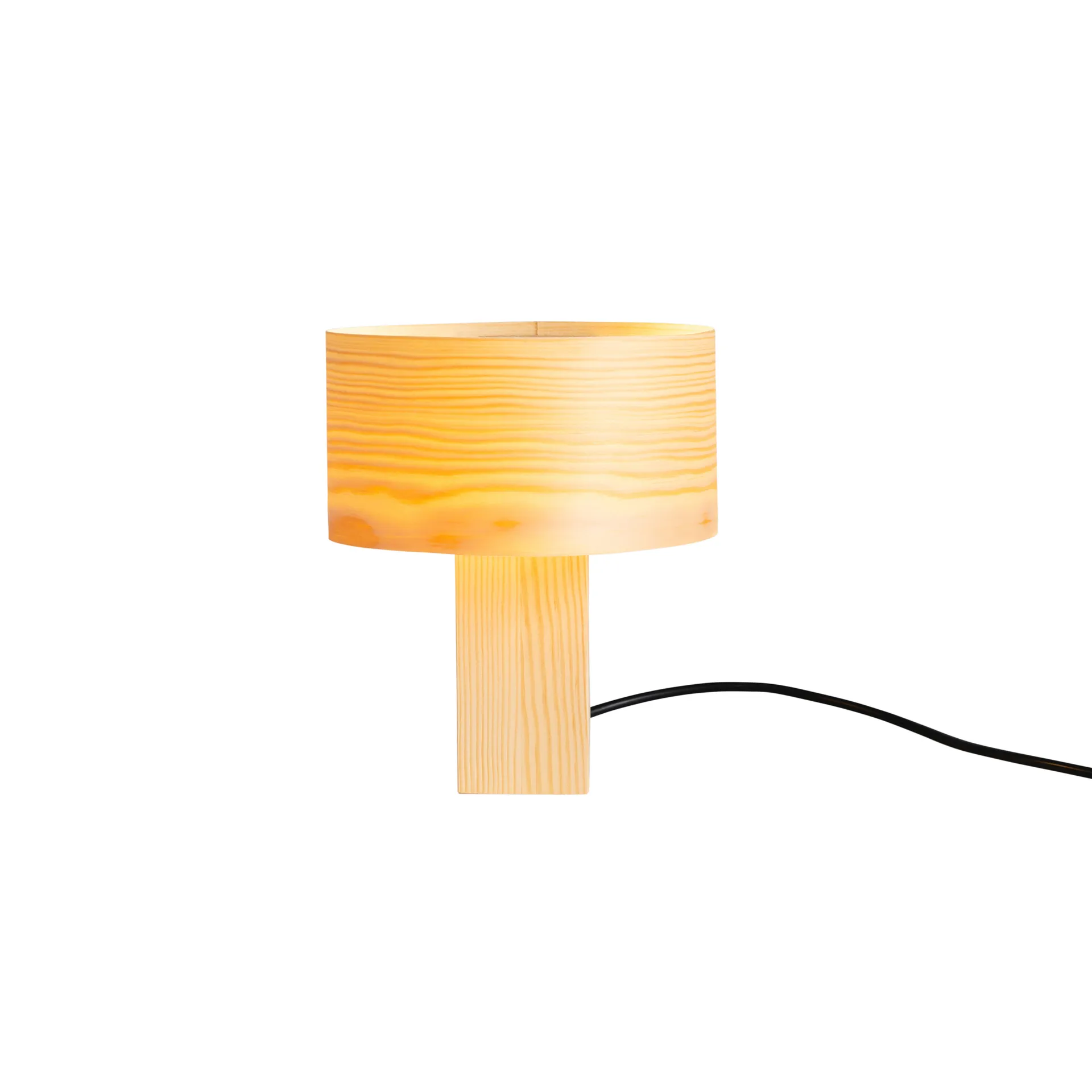 Lampe de table 018 Hoop Table Lamp, Pin en huile-cire mat, 23 cm Vaarnii