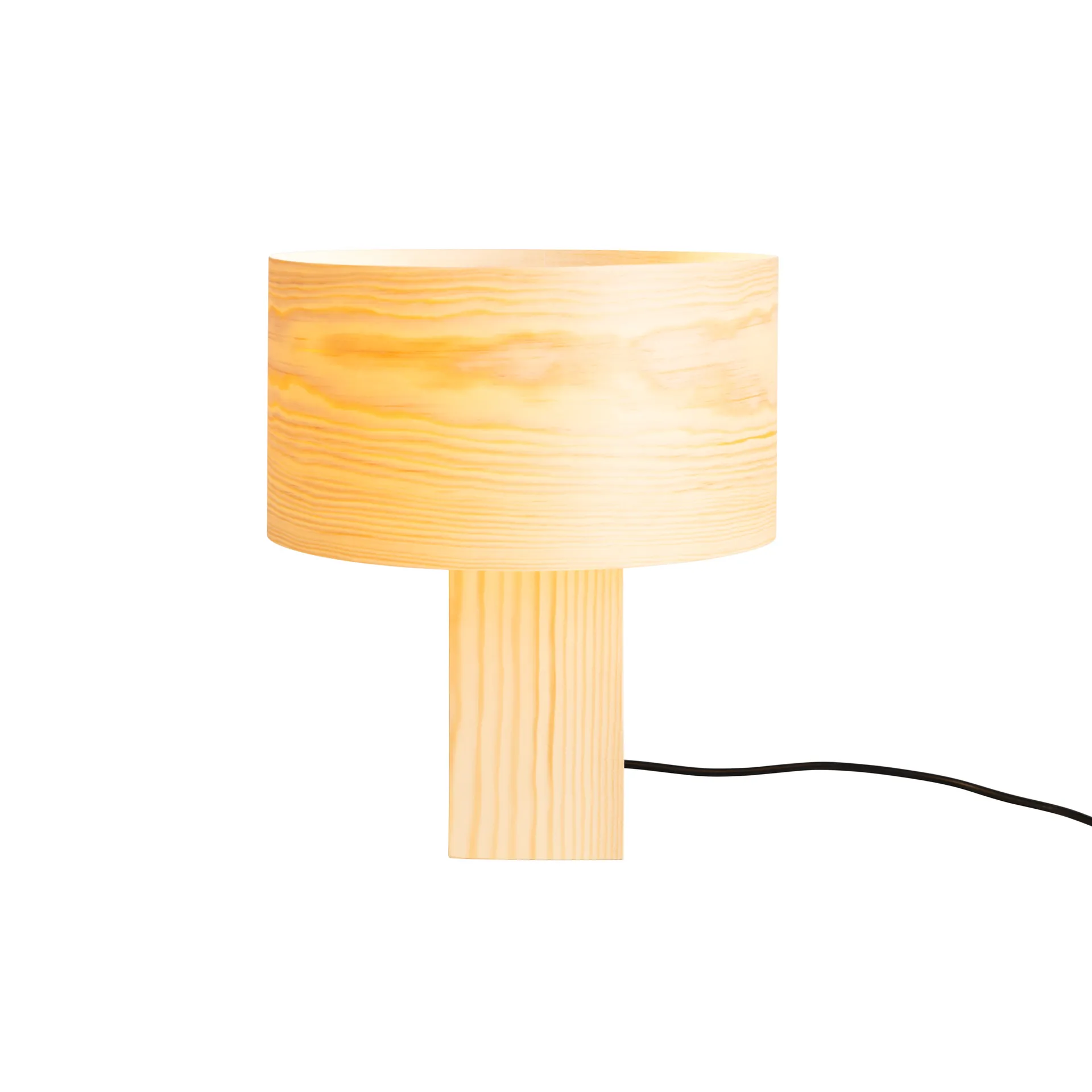 Lampe de table 018 Hoop Table Lamp, Pin en huile-cire mat, 34 cm Vaarnii