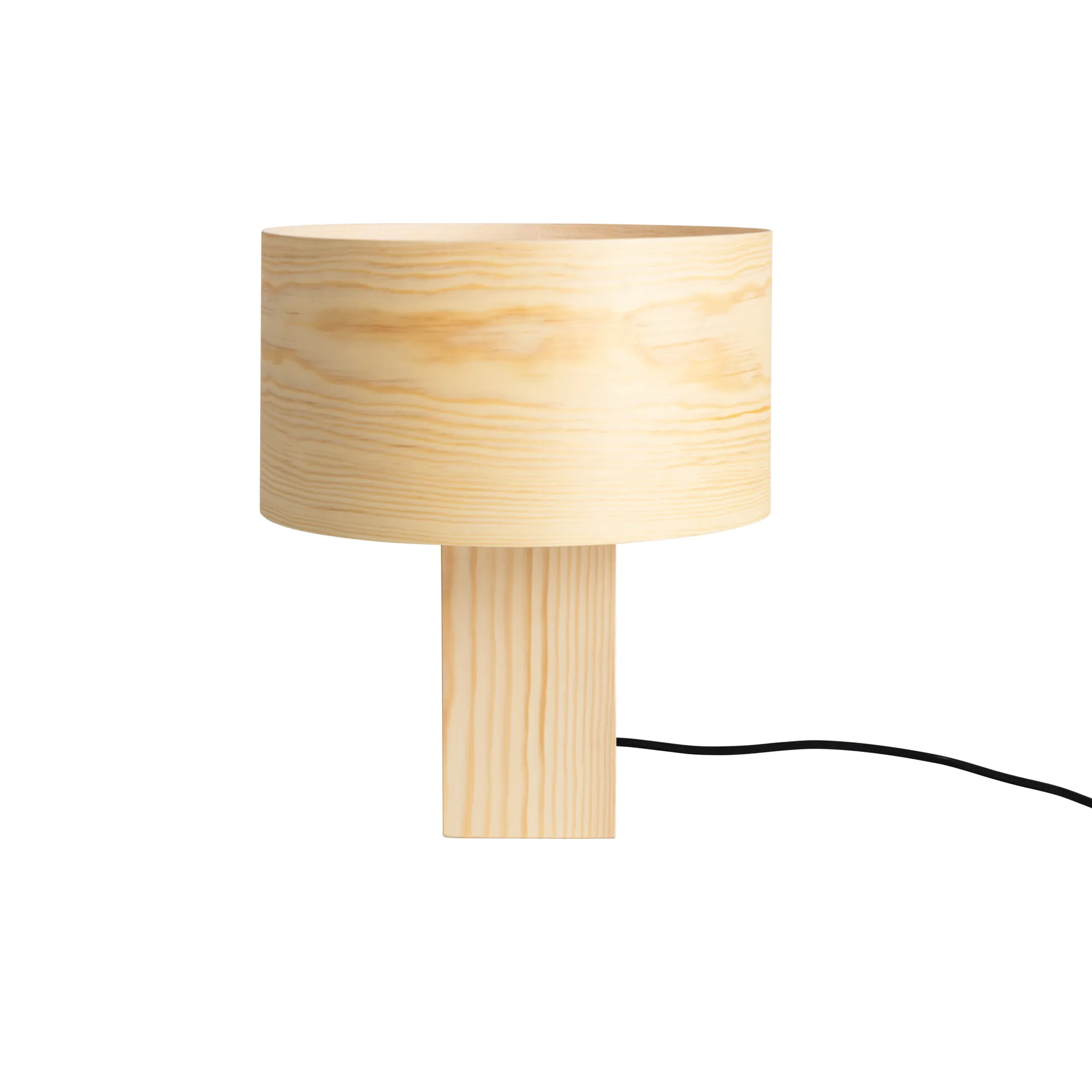 Lampe de table 018 Hoop Table Lamp, Pin en huile-cire mat, 34 cm Vaarnii