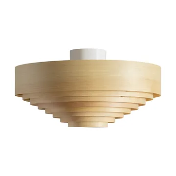 Plafonnier 1005 Hans Ceiling Light - Pin huilé et ciré mat, Ø42 cm - Vaarnii