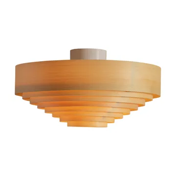 Plafonnier 1005 Hans Ceiling Light - Pin huilé et ciré mat, Ø42 cm - Vaarnii