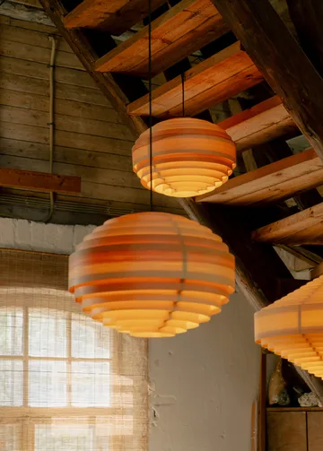 Suspension 1002 Hans Pendant - Pin en huile-cire mat, Ø46 cm - Vaarnii