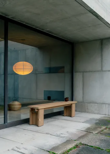 Suspension 1002 Hans Pendant - Pin en huile-cire mat, Ø46 cm - Vaarnii