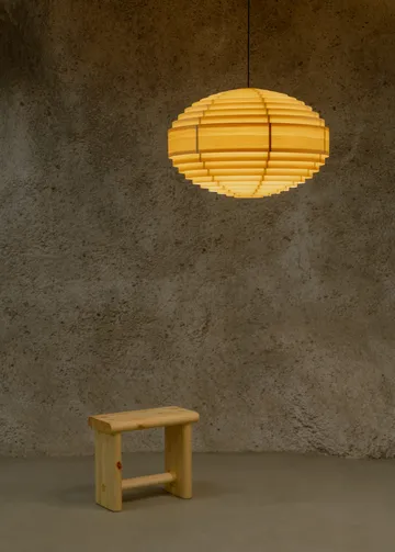 Suspension 1002 Hans Pendant - Pin en huile-cire mat, XL Ø70 cm - Vaarnii