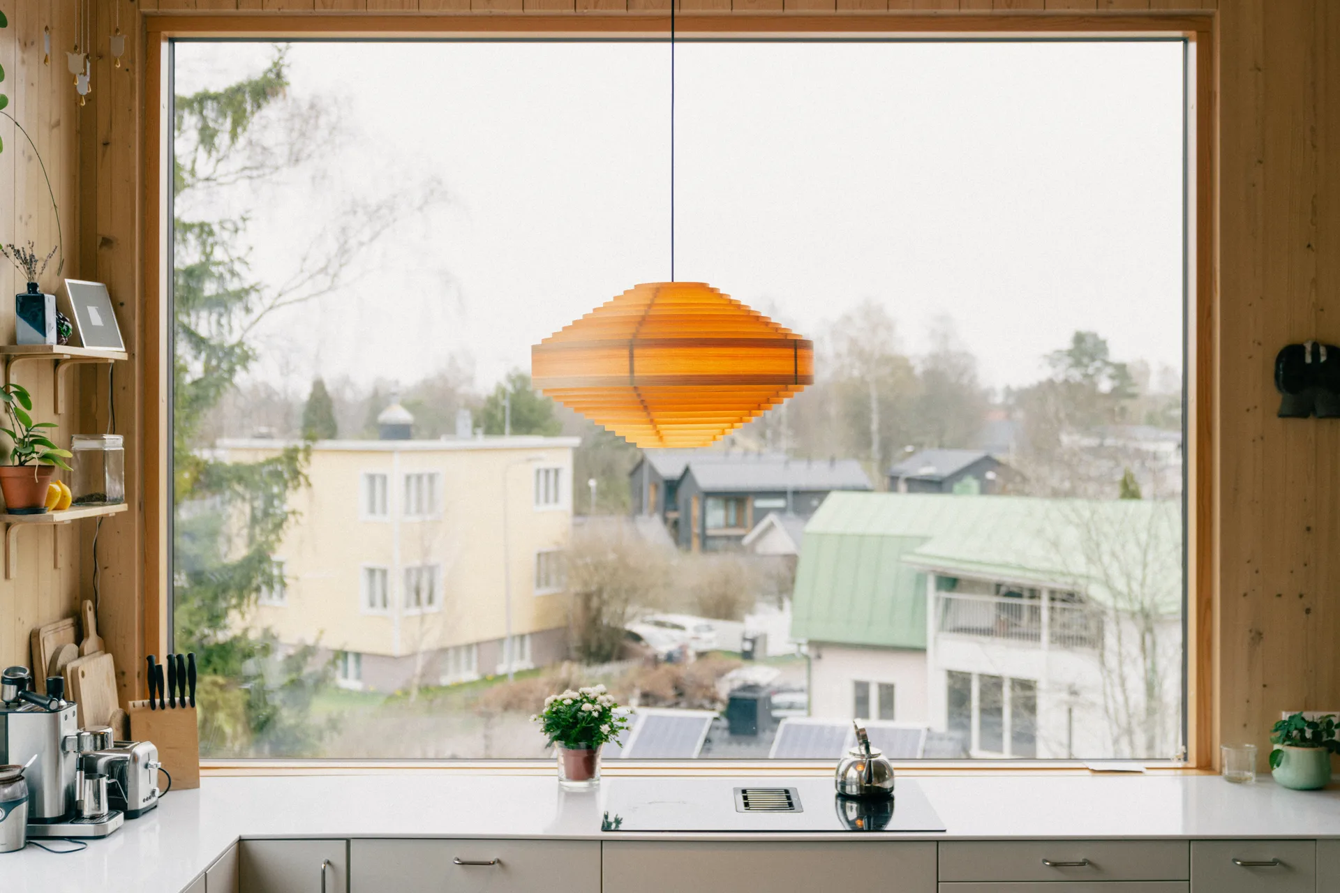 Suspension 1003 Hans Pendant, Pin en huile-cire mat, Ø60 cm Vaarnii