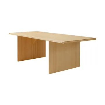 Table 012 Kolmio Dining Table - Pin en huile-cire mat, 227x95x72 cm - Vaarnii