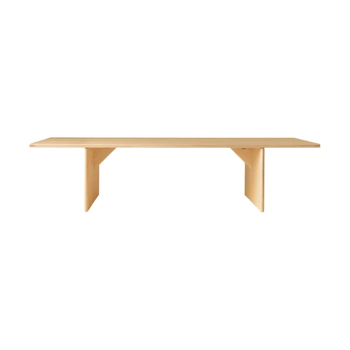 Table 012 Kolmio Dining Table - Pin en huile-cire mat, 305×99×72 cm - Vaarnii