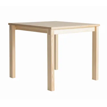 Table 016 Maasto Table - Pin en huile-cire mat, 120×120×75 cm - Vaarnii