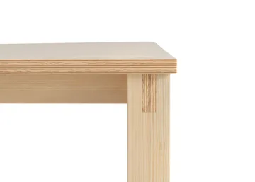 Table 016 Maasto Table - Pin en huile-cire mat, 200×90×75 cm - Vaarnii