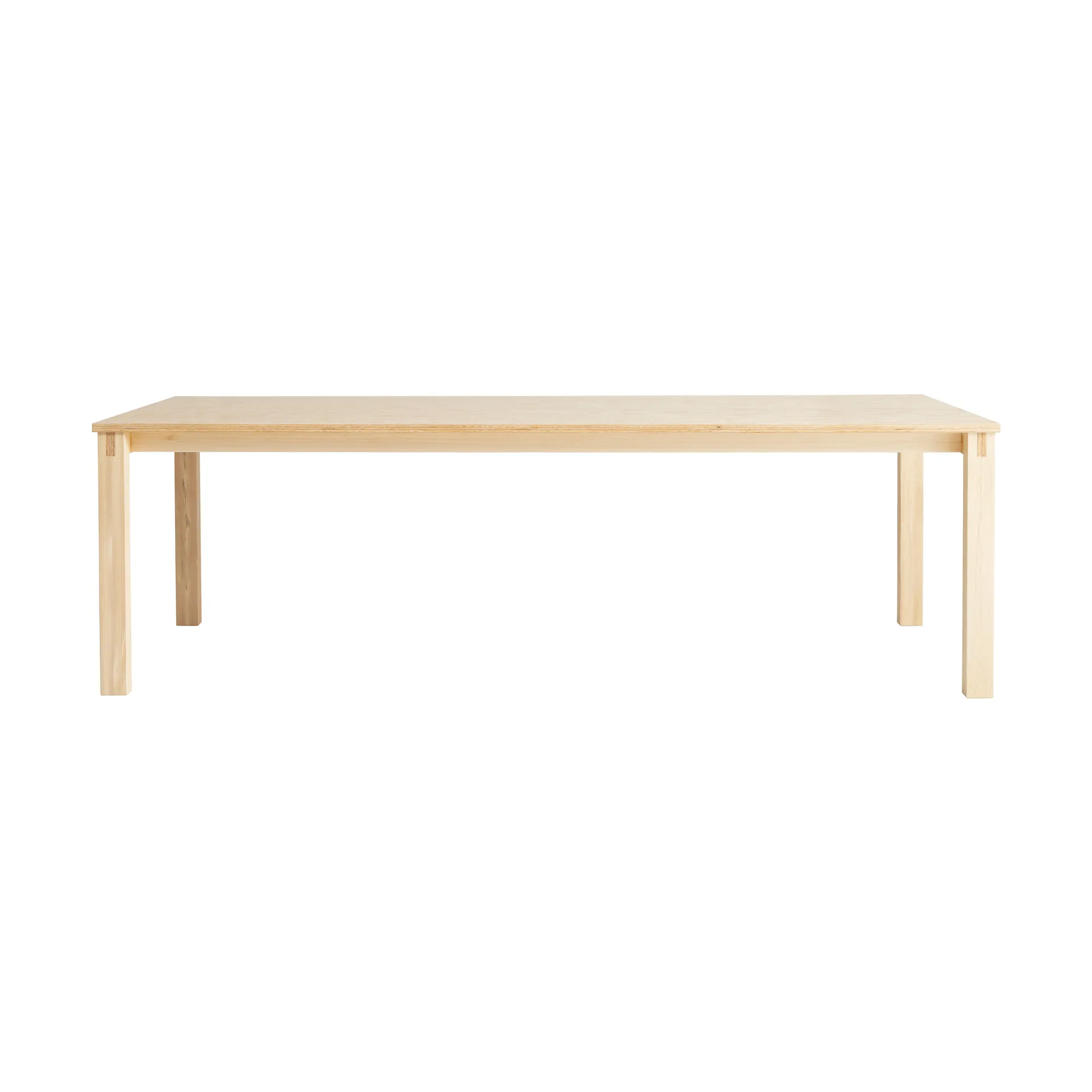 Table 016 Maasto Table, Pin en huile-cire mat, 245x90 cm Vaarnii