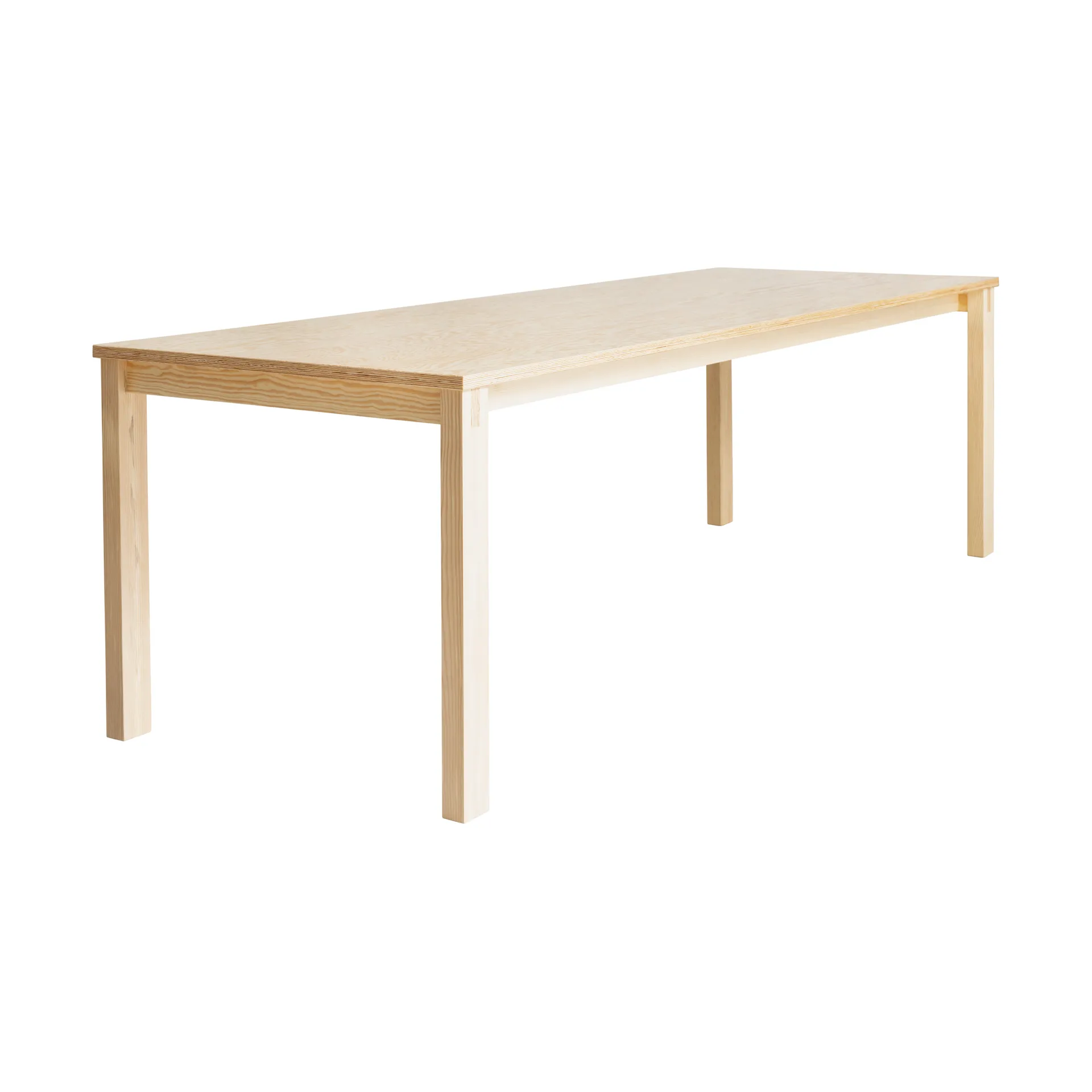 Table 016 Maasto Table, Pin en huile-cire mat, 245x90 cm Vaarnii