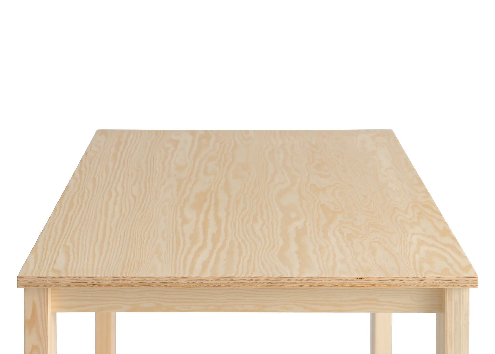 Table 016 Maasto Table, Pin en huile-cire mat, 90×90×75 cm Vaarnii