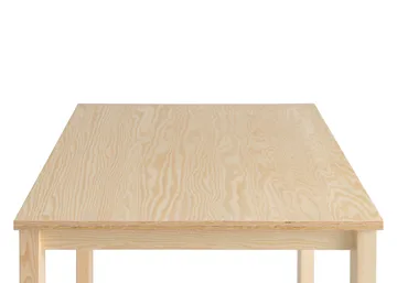 Table 016 Maasto Table - Pin en huile-cire mat, 90×90×75 cm - Vaarnii