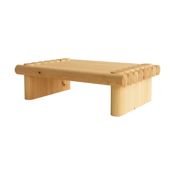 Table basse 004 Coffee Table - Pin en huile-cire mat, 120x80x35 cm - Vaarnii