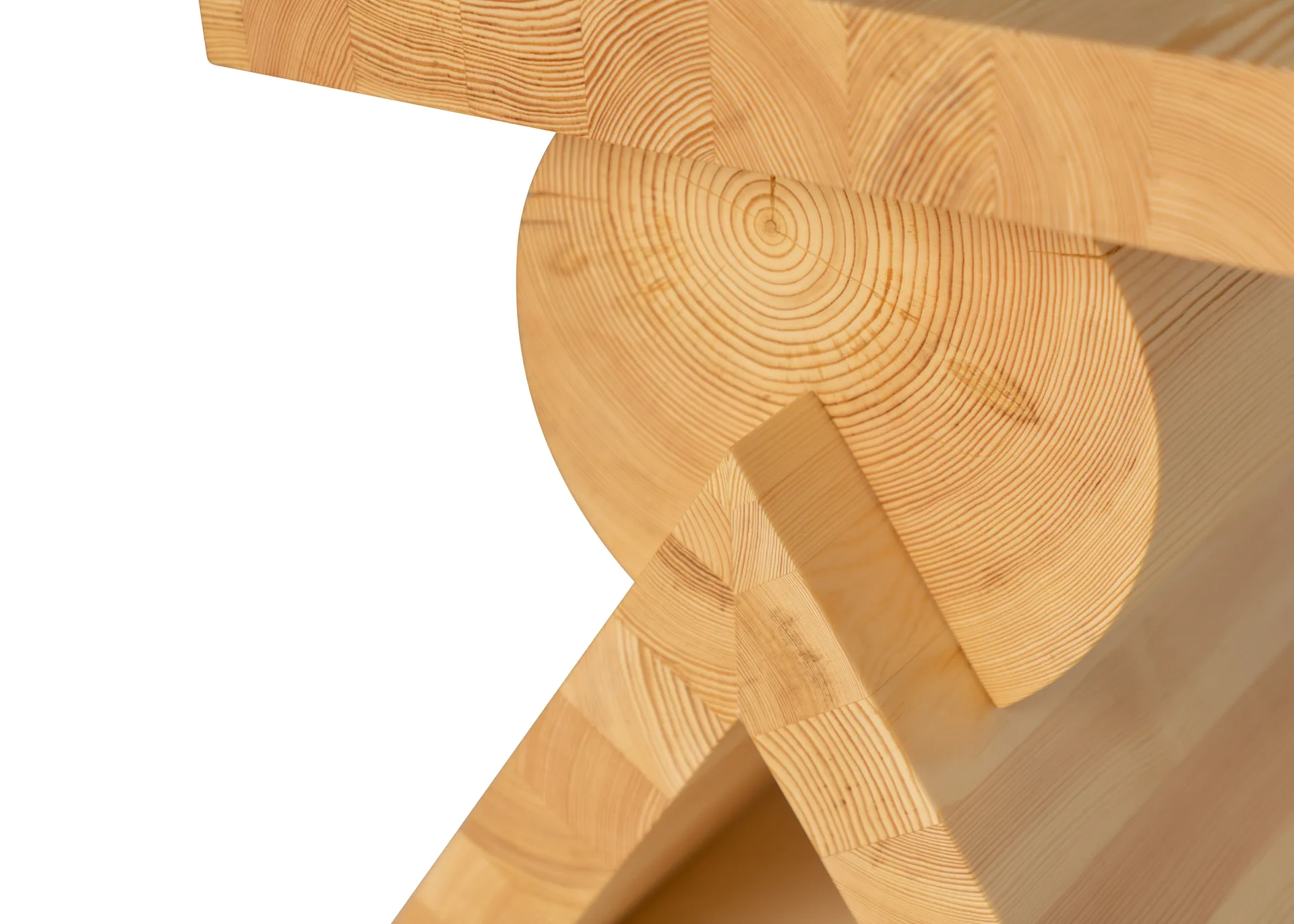 Table d’appoint 006 AA Side Table, Pin en huile-cire mat, 40x40x45 cm Vaarnii