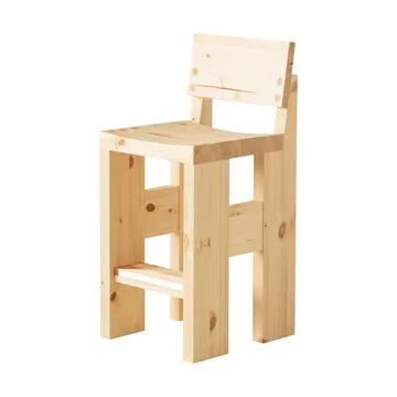 Tabouret de bar 001 Bar Stool - Pin en huile-cire mat, 65 cm - Vaarnii