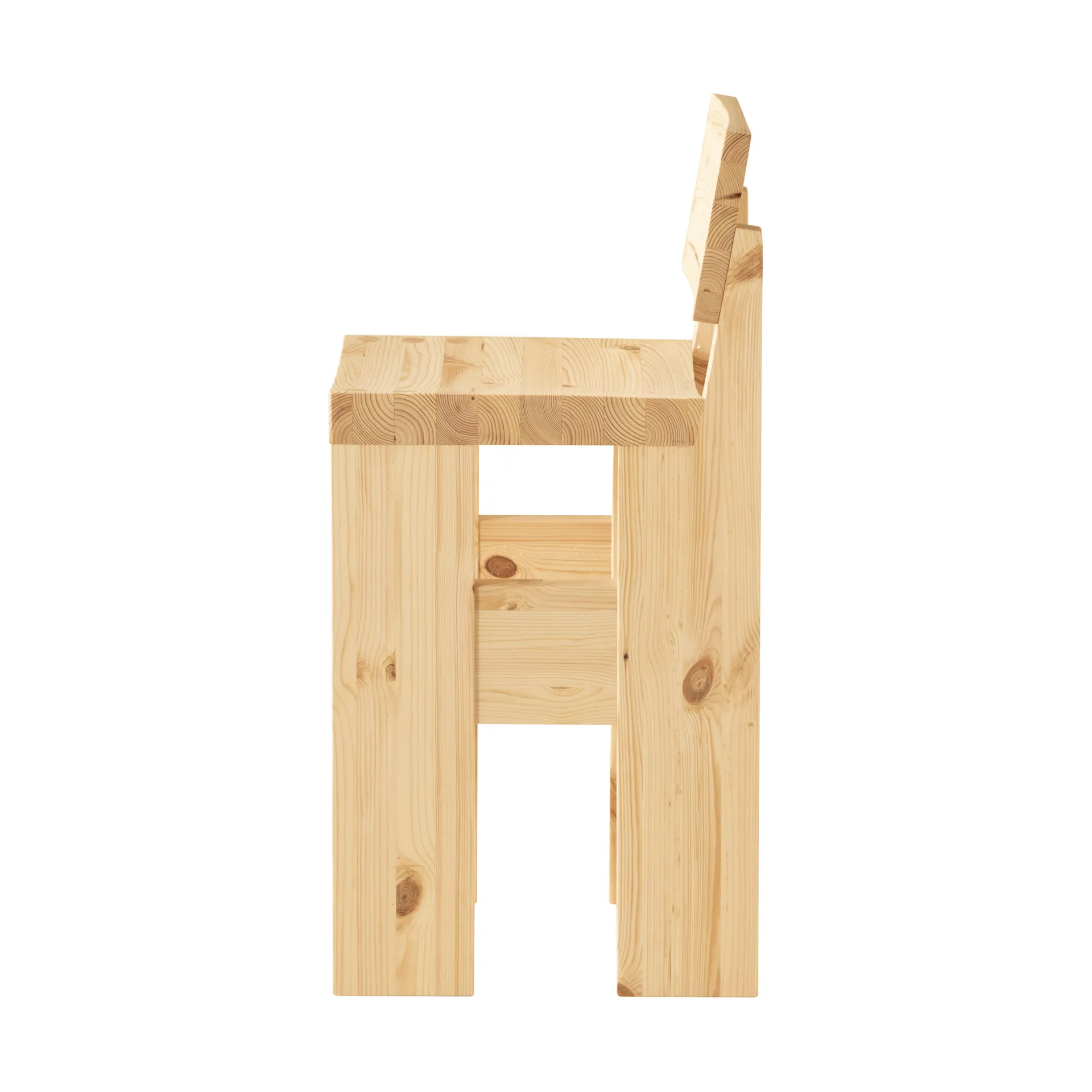 Tabouret de bar 001 Bar Stool, Pin en huile-cire mat, 65 cm Vaarnii