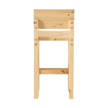 Tabouret de bar 001 Bar Stool - Pin en huile-cire mat, 65 cm - Vaarnii