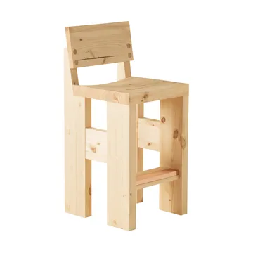 Tabouret de bar 001 Bar Stool - Pin en huile-cire mat, 65 cm - Vaarnii