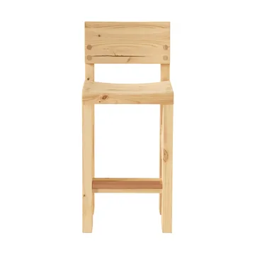Tabouret de bar 001 Bar Stool - Pin en huile-cire mat, 65 cm - Vaarnii