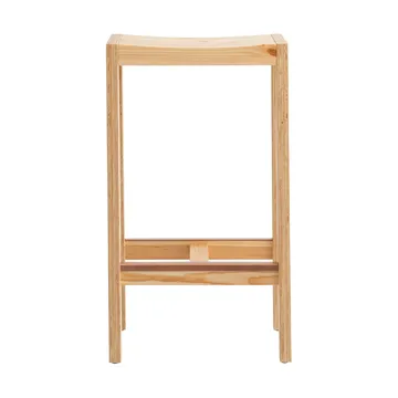 Tabouret de bar 016 Maasto Bar Stool - Pin en huile-cire mat, 65 cm - Vaarnii