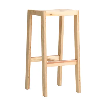 Tabouret de bar 016 Maasto Bar Stool - Pin en huile-cire mat, 75 cm - Vaarnii
