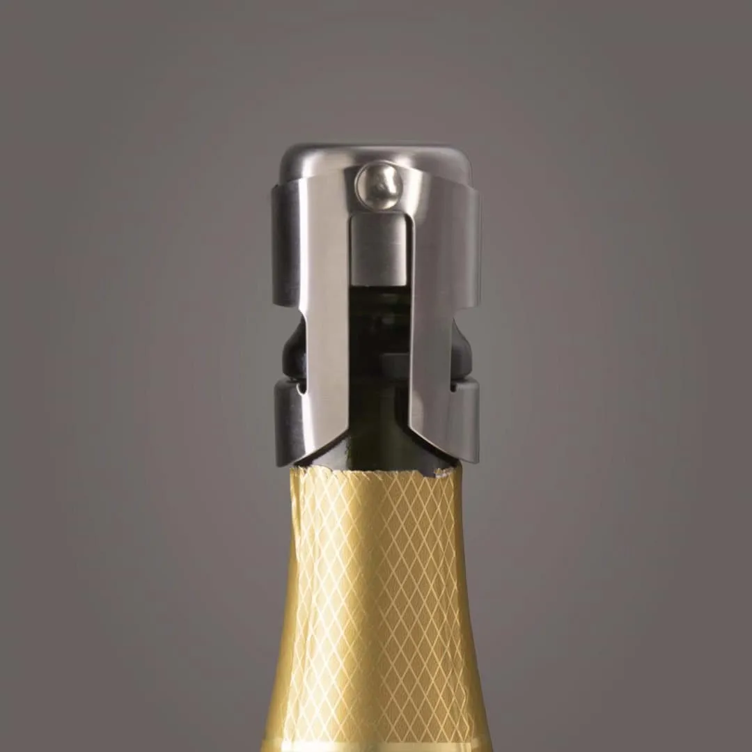 Bouchon à vin champagne stopper Vacuvin, Acier inoxydable Vacuvin