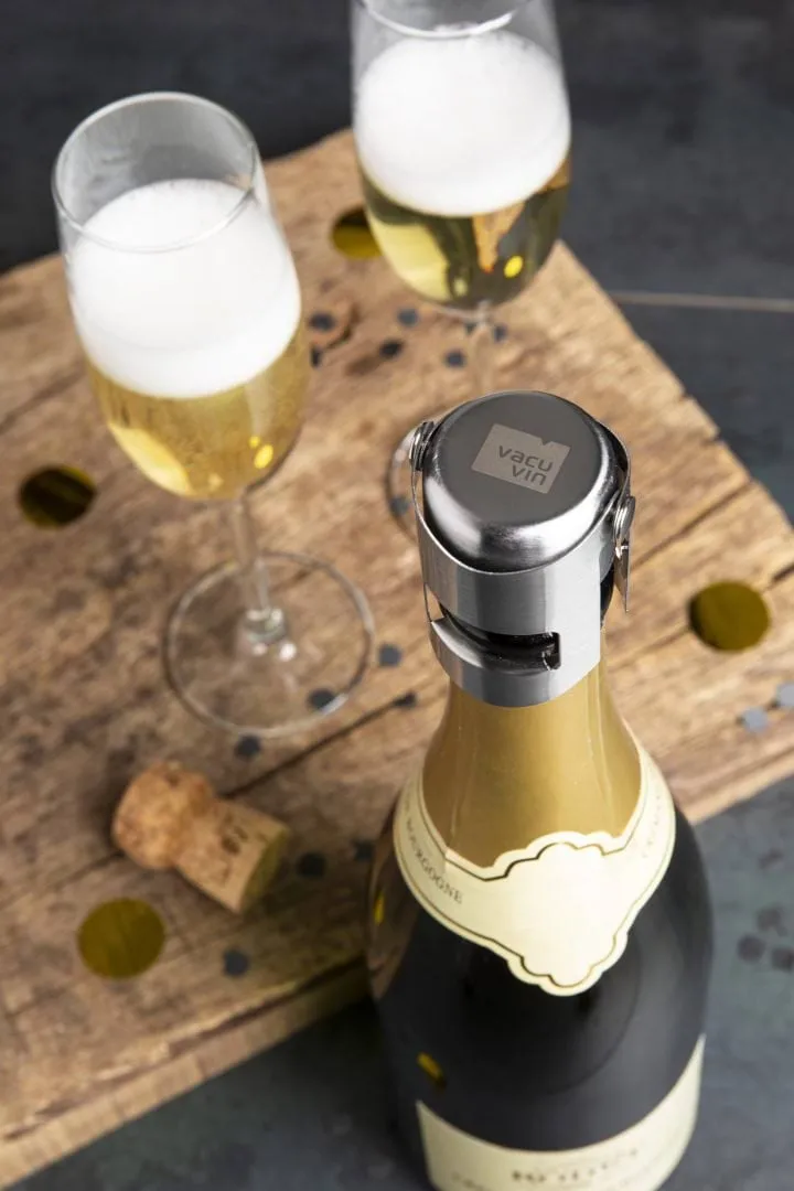 Bouchon à vin champagne stopper Vacuvin, Acier inoxydable Vacuvin