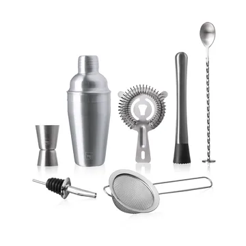Set à cocktail Lovers Bar In A Box Vacuvin - Acier inoxydable, 7 pièces - Vacuvin